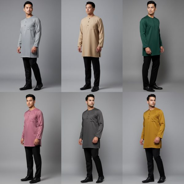 Kurta Luth (No Collar)